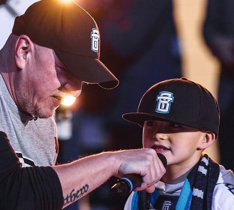  Dnešní zápas s Vervou patřil dětem.  Foto X/Bílí Tygři